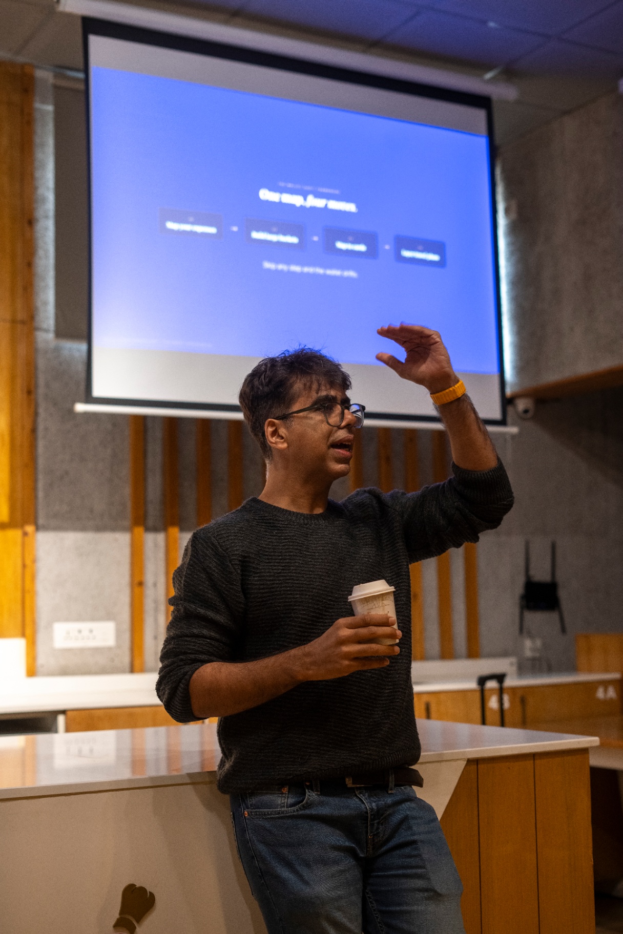 Dhimant walking the room through a redemption