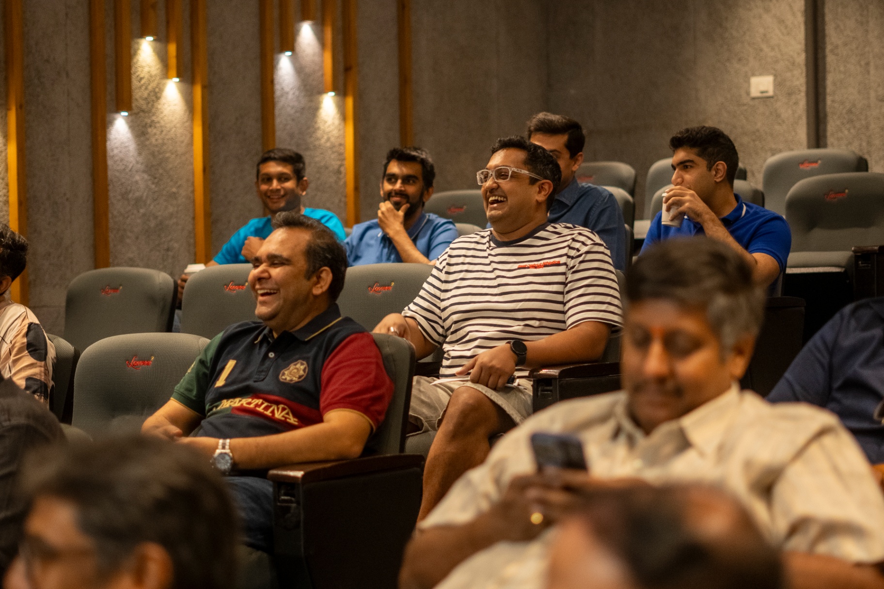Laughter in the Bengaluru auditorium