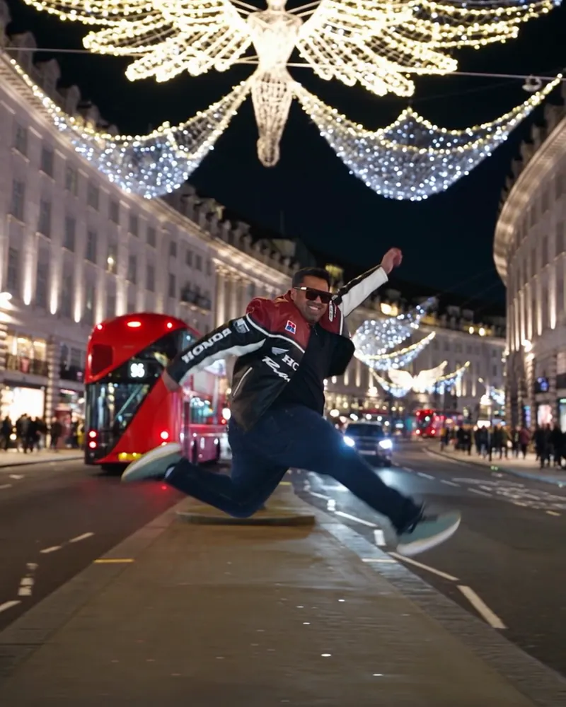 Aadil at Regent Street, London